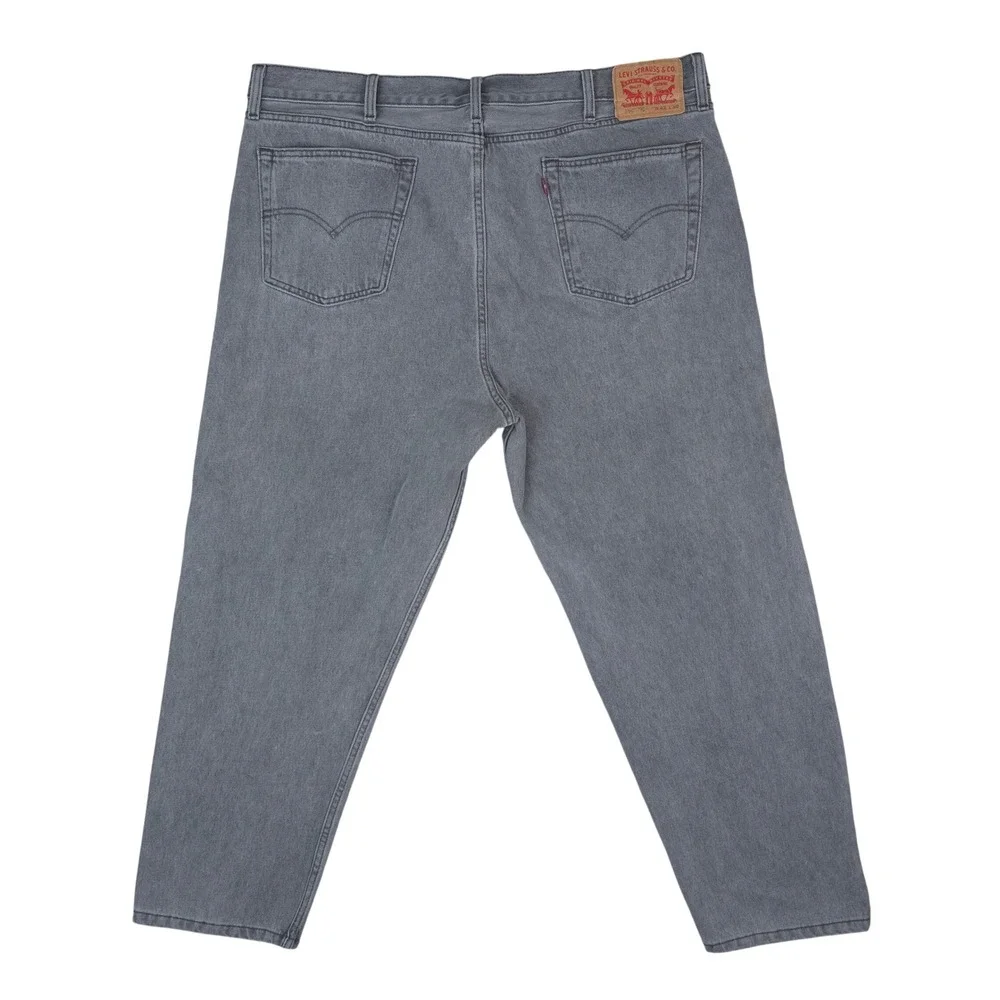 Levis 550 '92 Relaxed‎ Fit Jeans Men 42x30 Gray Denim Cotton Casual Minimalist